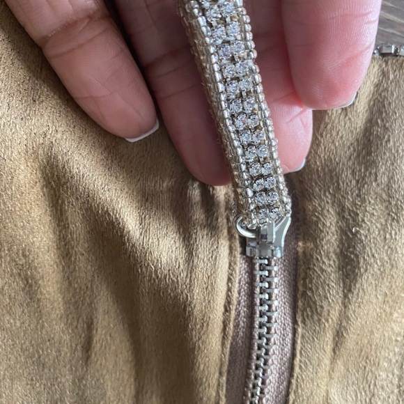 Bebe Rhinestone Beaded Clutch - Picture 2 of 3